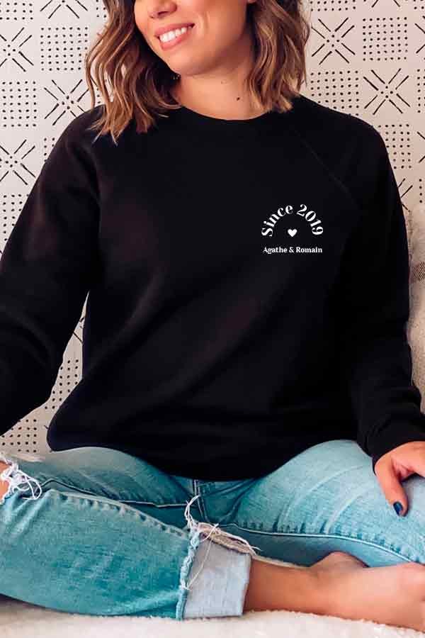 Pull personnalisé Saint-Valentin | Collection since 1