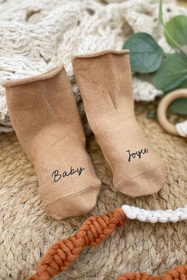 Chaussettes bébé personnalisées