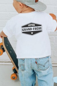 T-shirt enfant | Futur grand-frère rétro