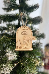 Décoration de Noël en bois personnalisée | Sujets n°1